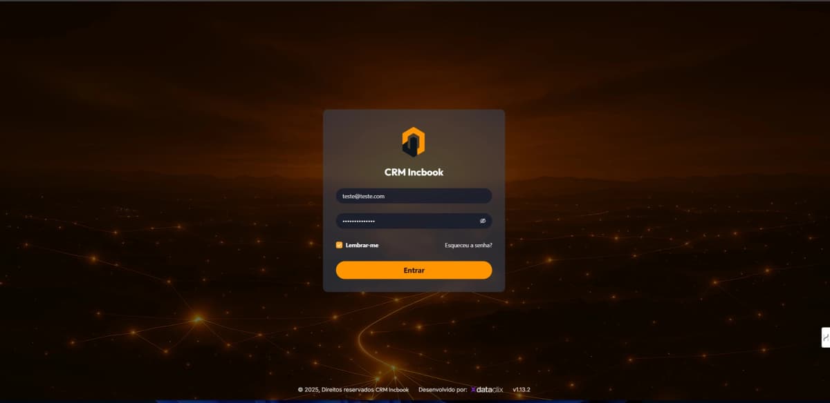 Dashboard do Incbook